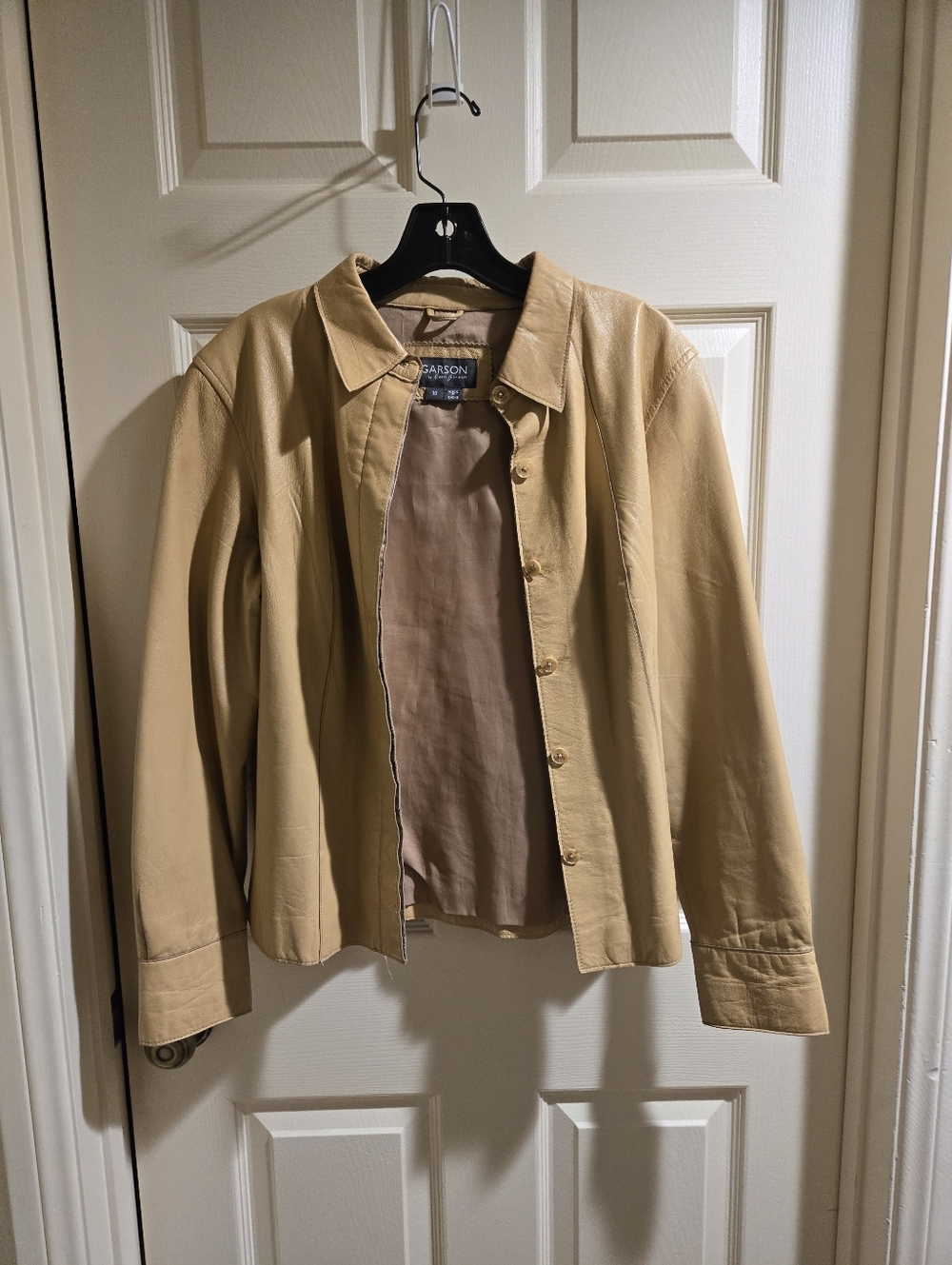 Garson by REM Genuine Leather Jacket – Camel – Size 10
